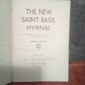 The New Saint Basil Hymnal Hymn Book Piano Music Christian Music